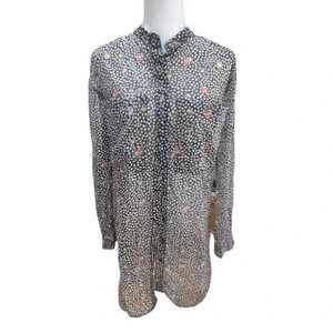 Patterson Kincaid Glitter Sheer Blouse